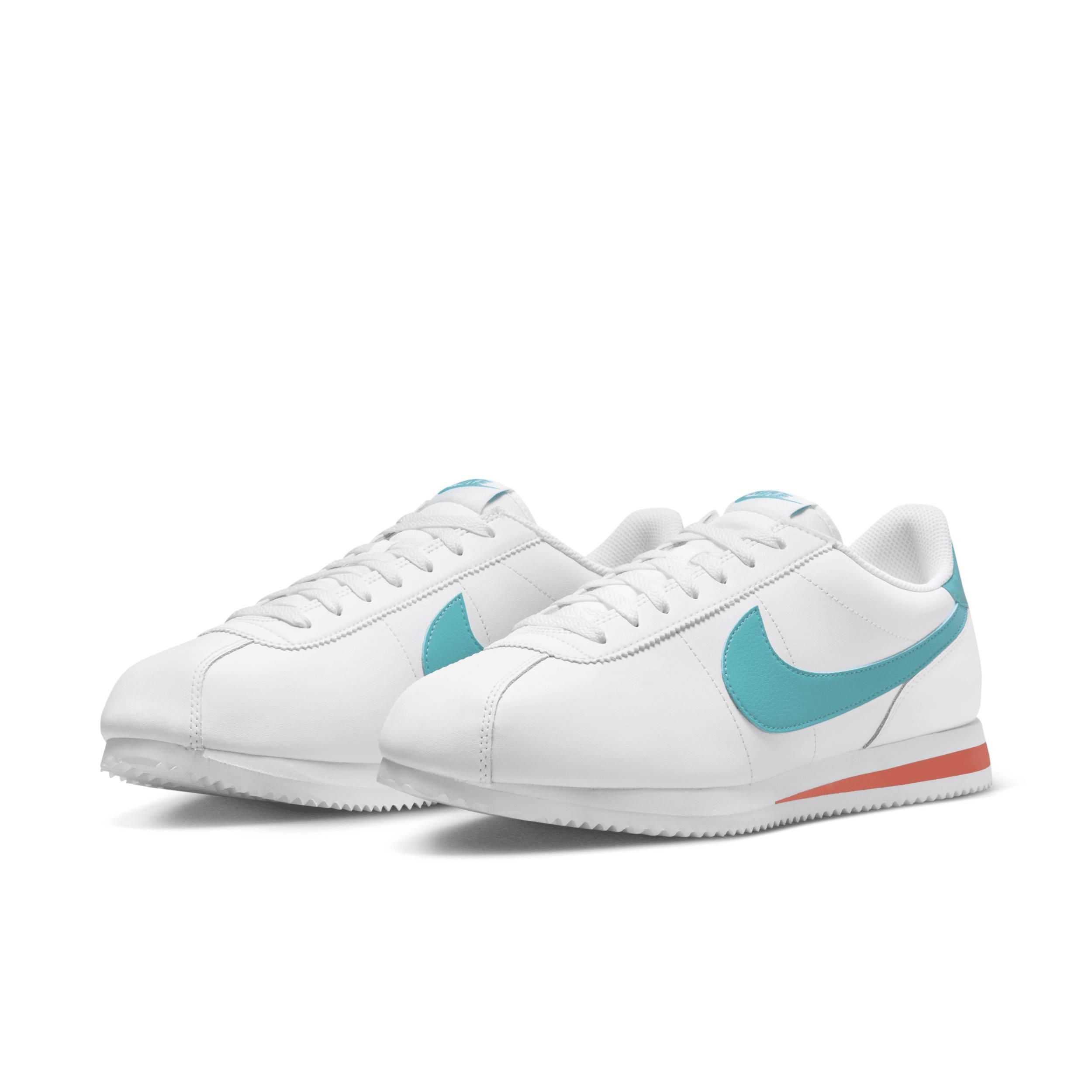 Nike Mens Nike Cortez - Mens Shoes White/Metallic/Dusty Cactus Product Image