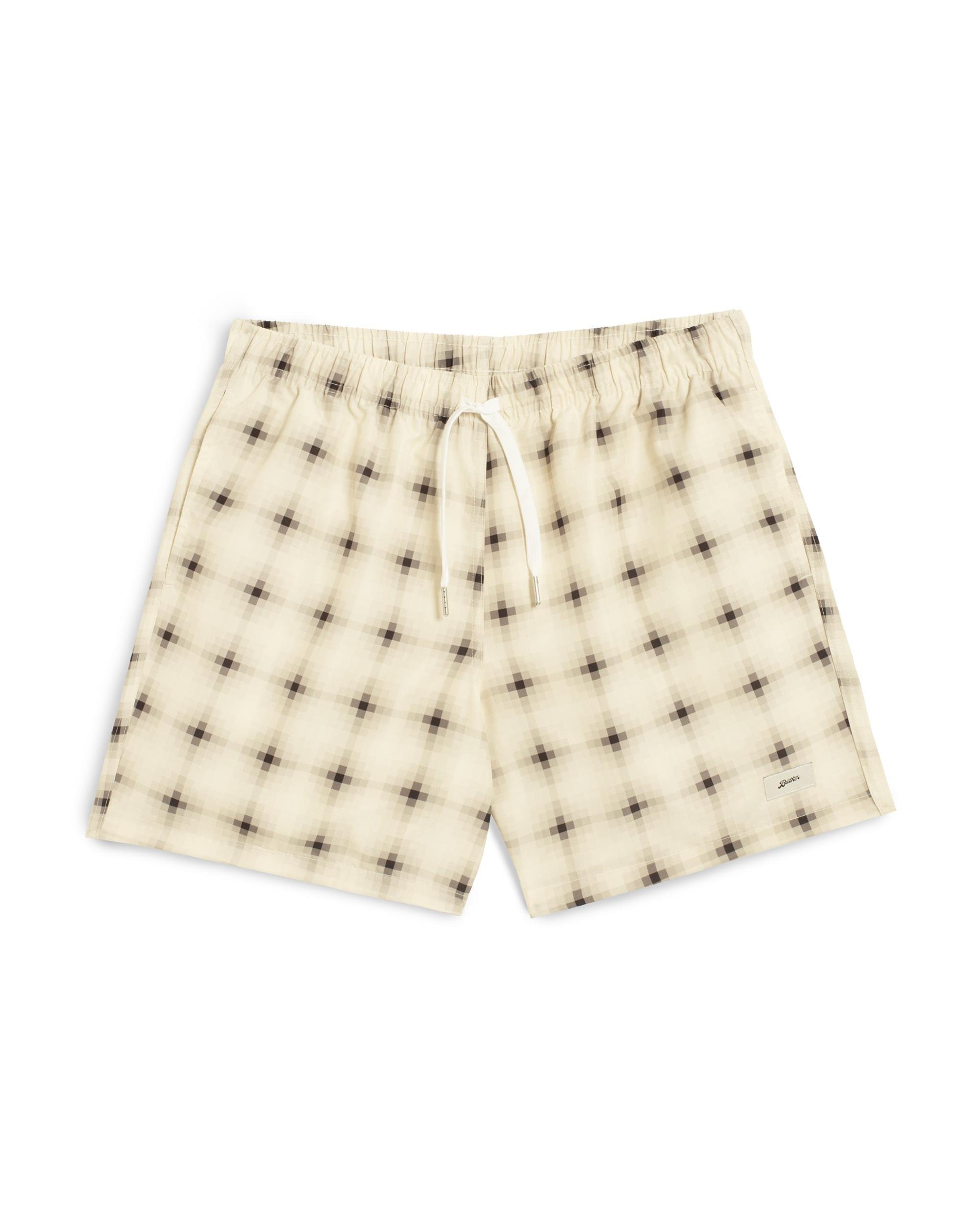 Ivory Digi Plaid Swim Trunk Product Image