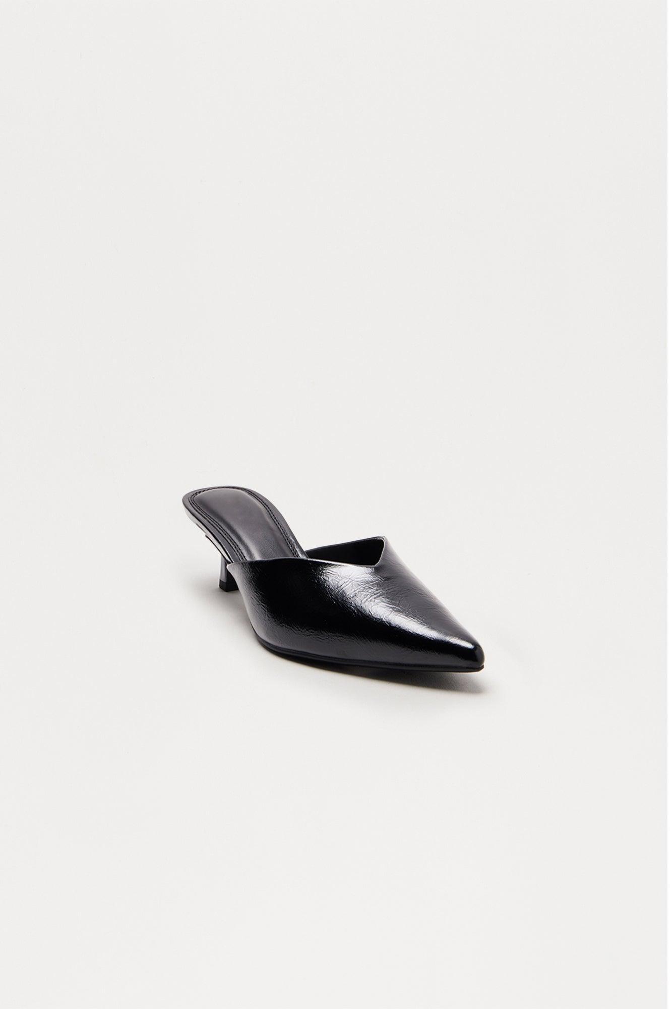 Javana Kitten Heel Pumps - Black Product Image