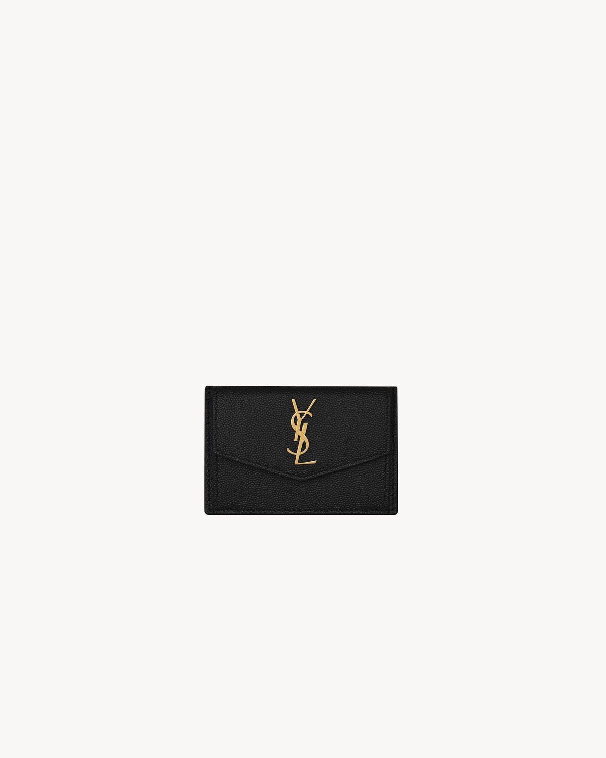 saint laurent paris card case in smooth leather Product Image