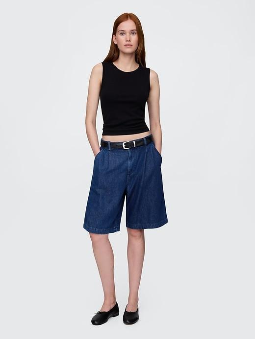 365 High Rise UltraSoft Longline Trouser Shorts Product Image