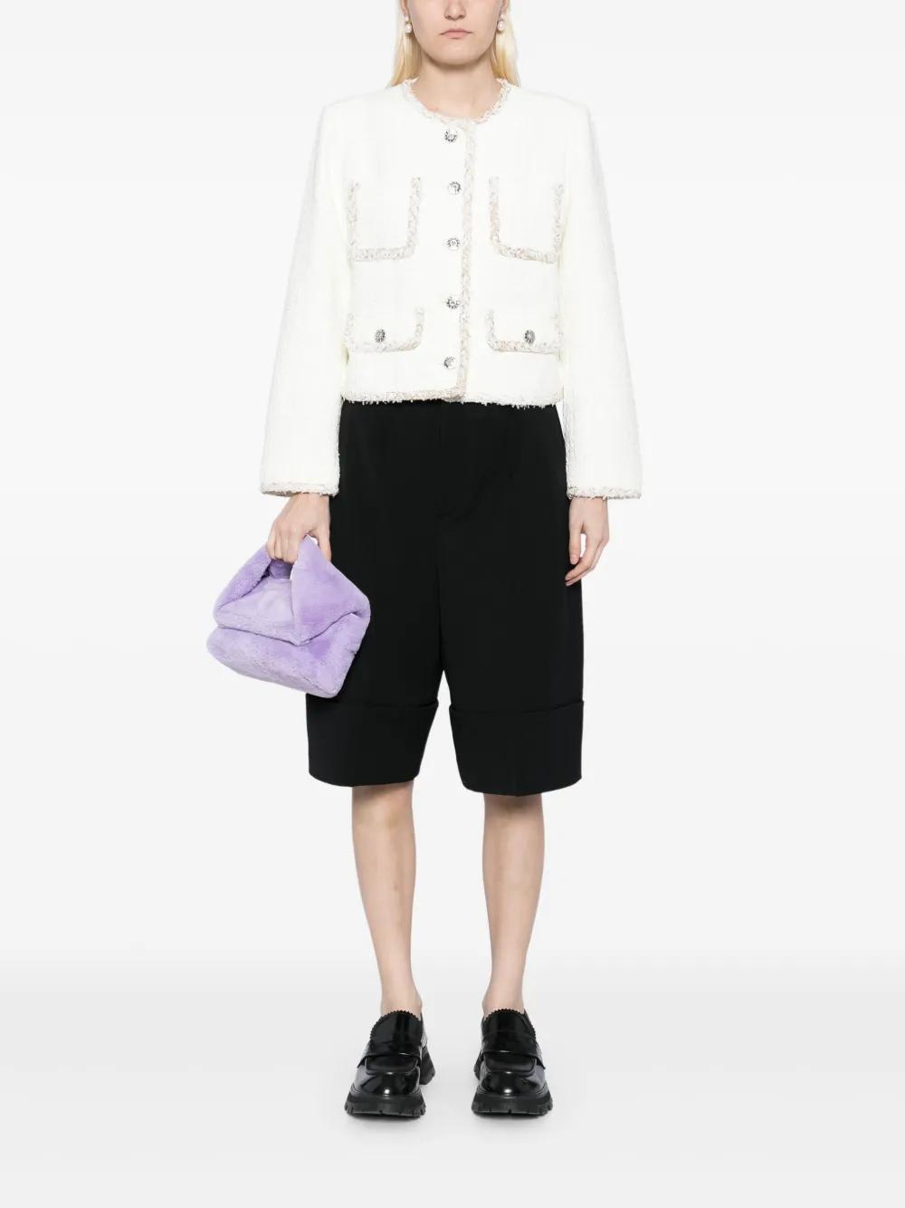 contrasting-trim jacket Product Image