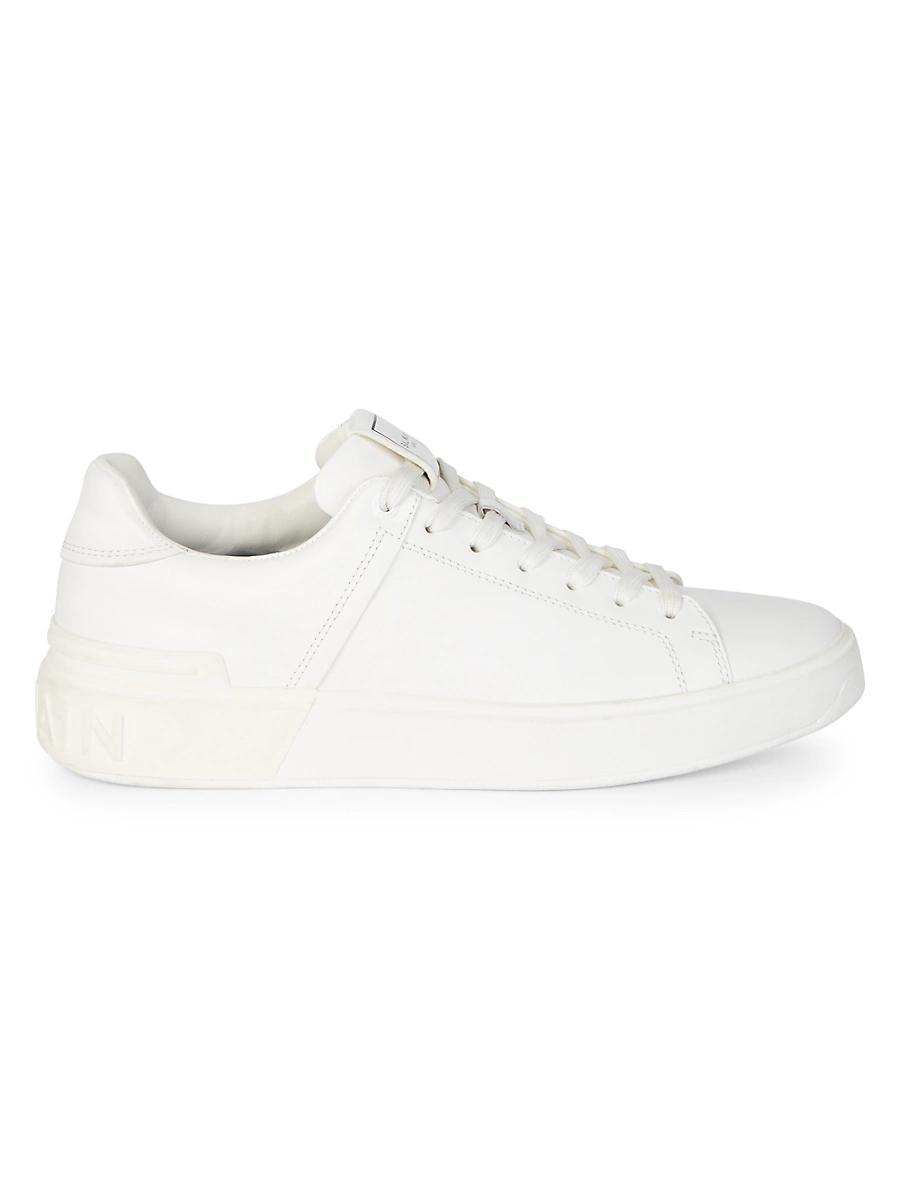 Balmain Mens B-Court Leather Sneakers Product Image