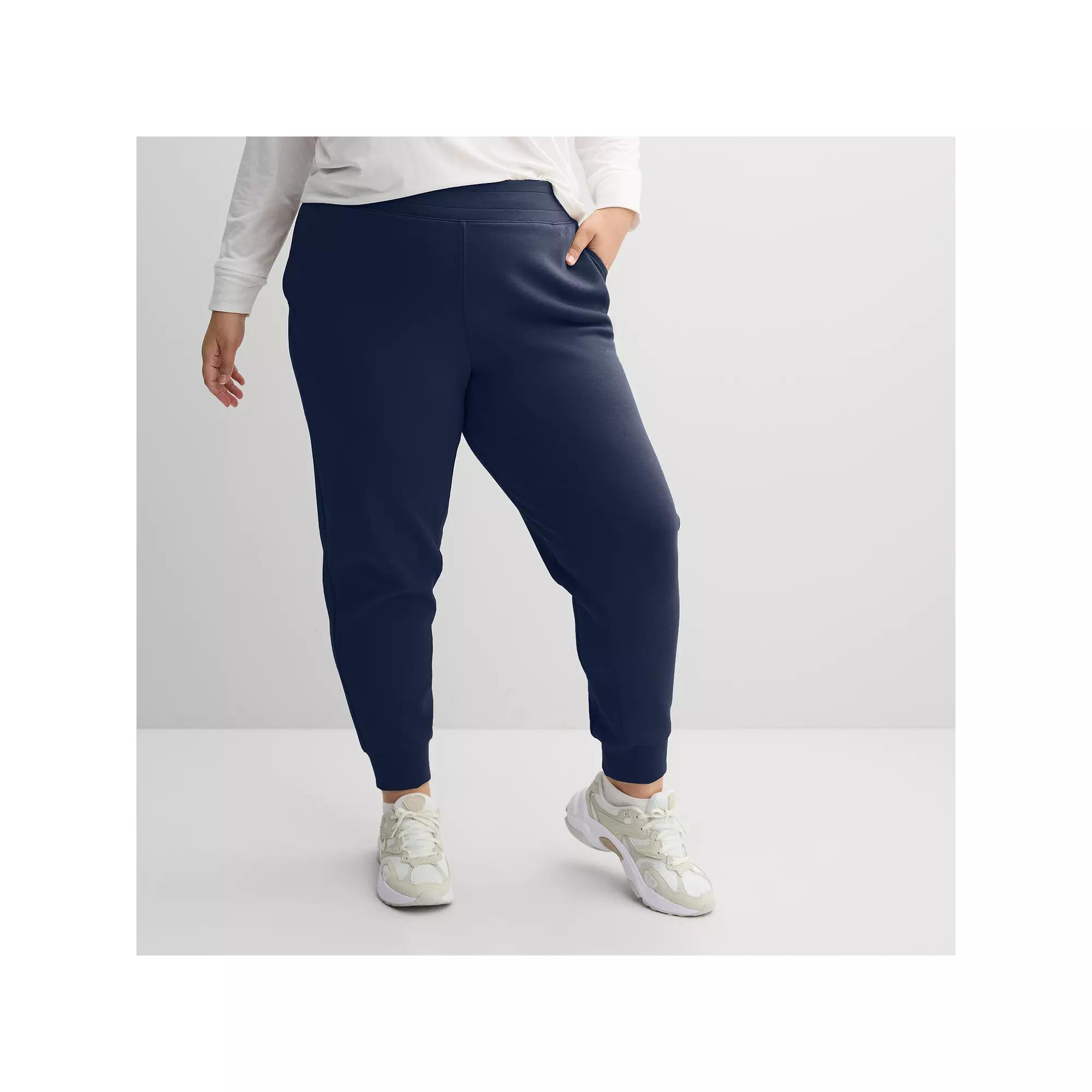 Plus Size Tek Gear® Ultracomfort Tapered Pants, Women's, Size: 1XL, Blue Romance Product Image