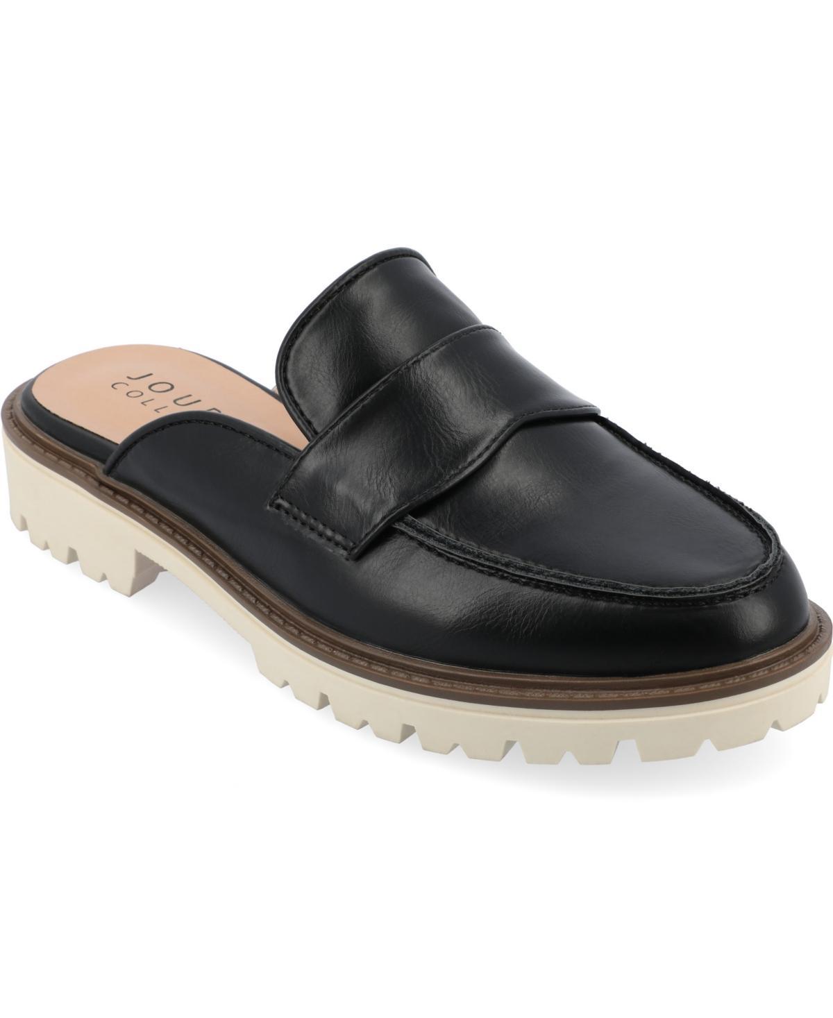 Journee Tru Comfort Foam™ Miycah Women's Mule Flats, Size: 6, Gray Product Image