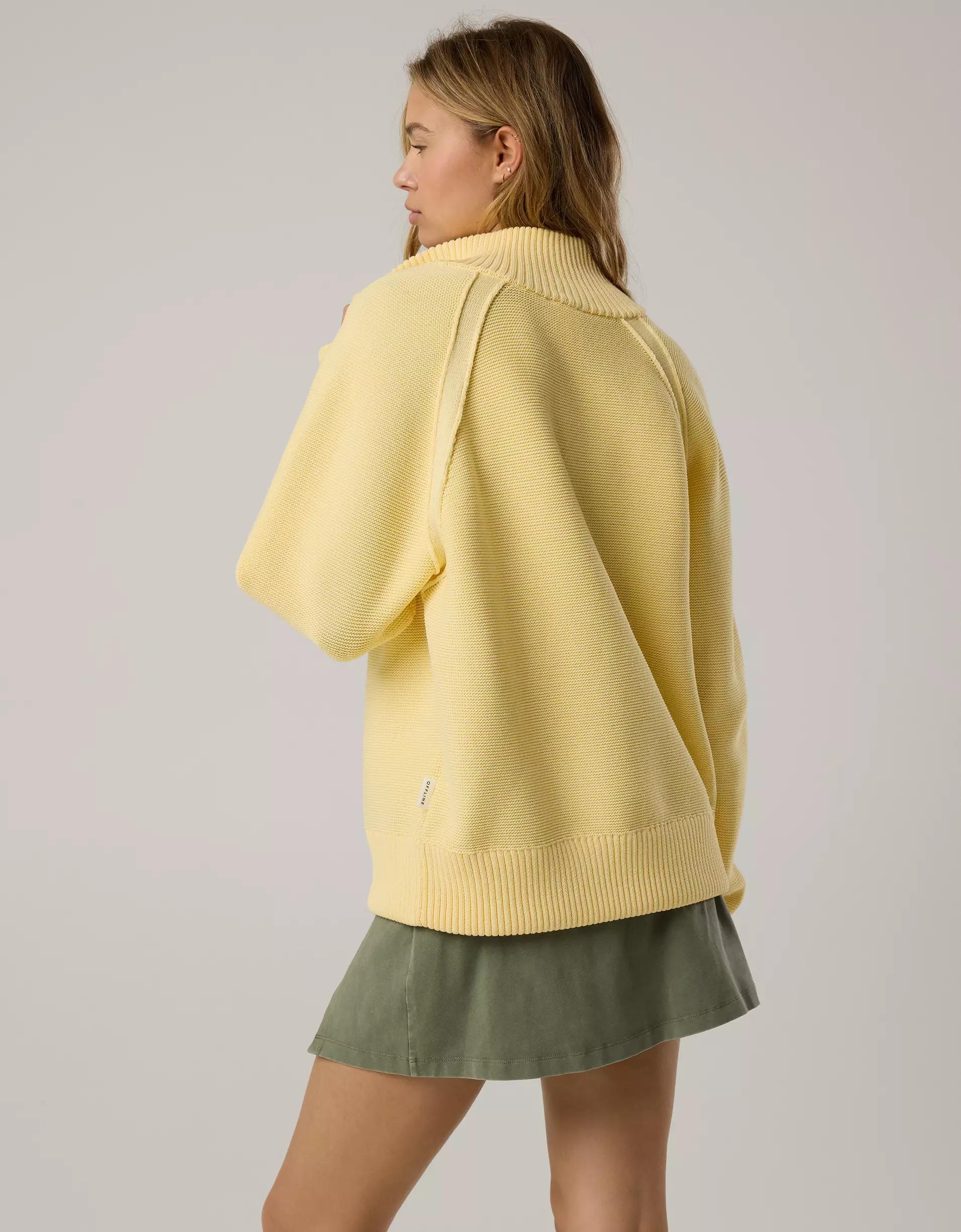 OFFLINE By Aerie Cool Down Quarter Zip Sweater Product Image