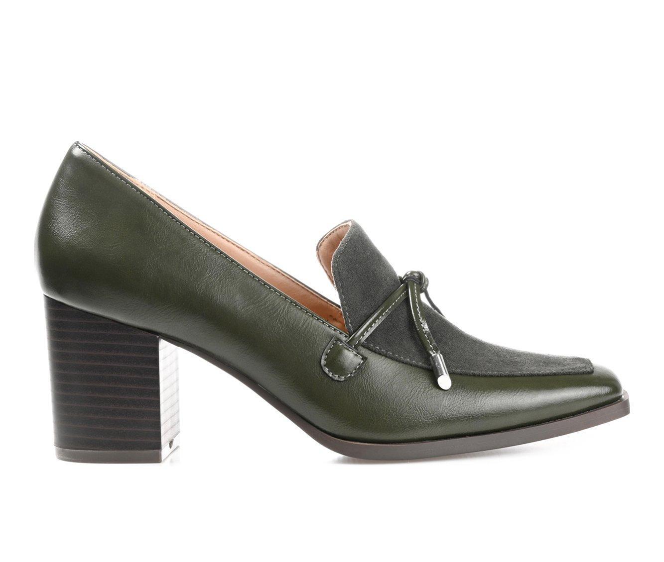 Women's Journee Collection Crawford Heeled Loafers Product Image