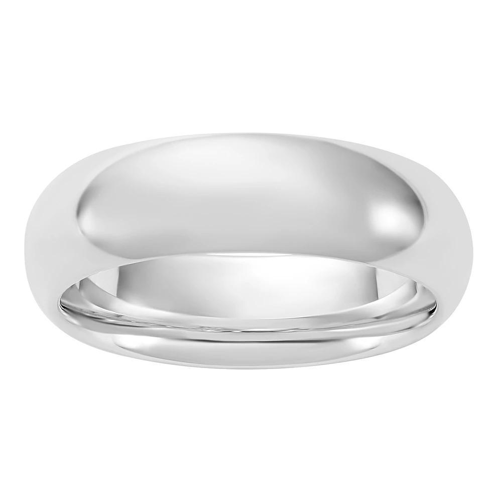 Platinum Comfort-Fit Wedding Band, Women's, Size: 10.50, Silver Tone Product Image