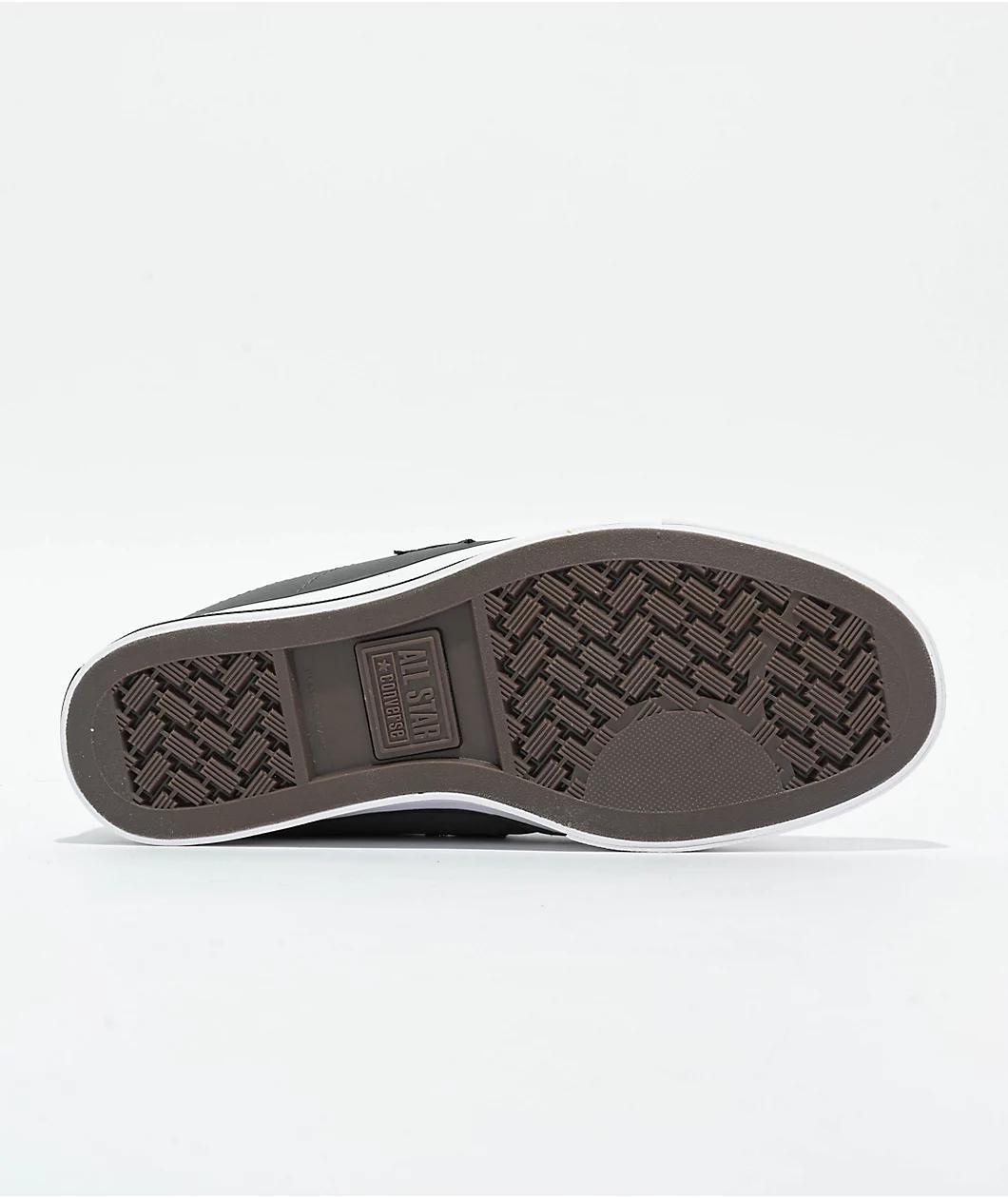 Converse One Star Puffed Dark Matter, Black, & White Skate Shoes Product Image