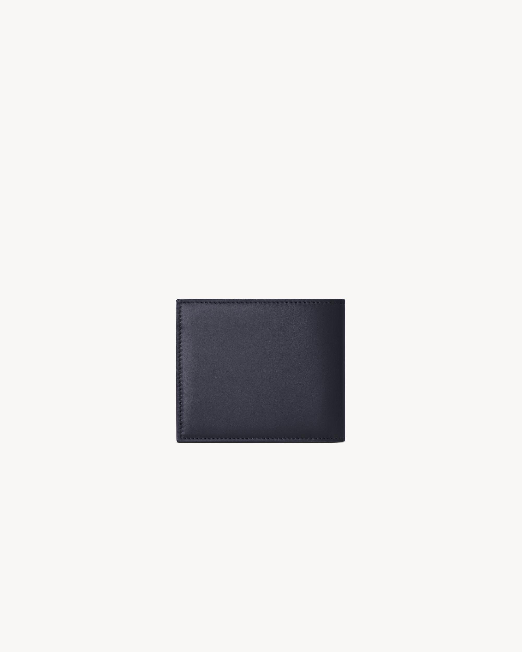 SAINT LAURENT PARIS East/West wallet in smooth leather Product Image