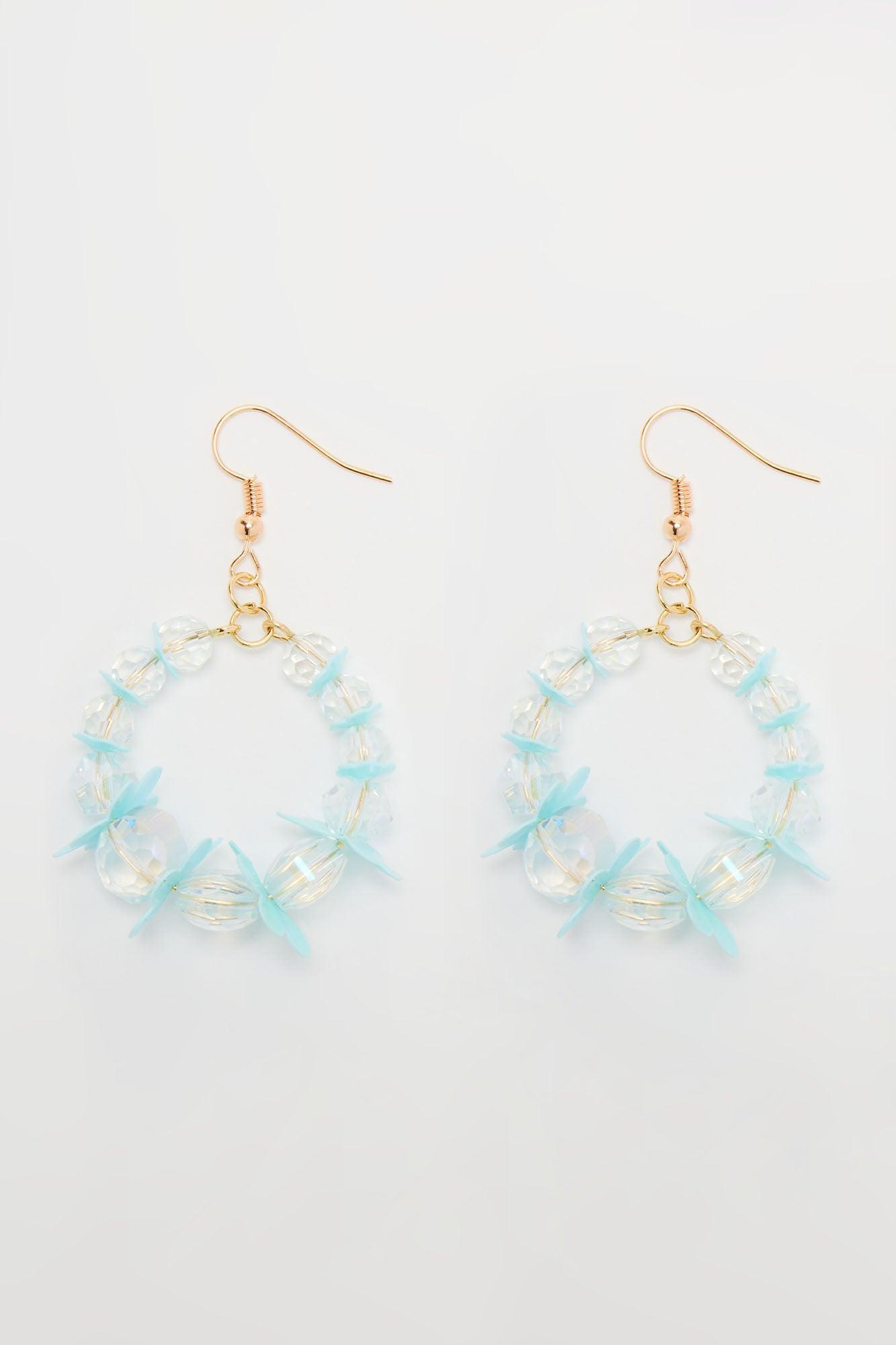 Flowers By The Forest Earrings - Blue/combo Product Image