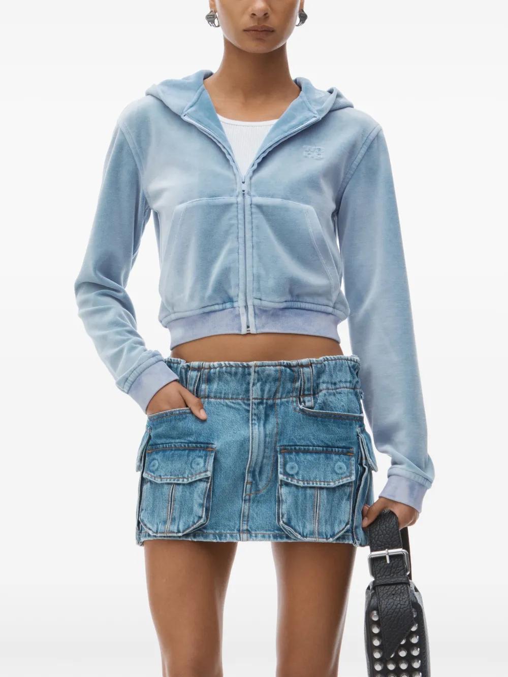 velvet hoodie Product Image