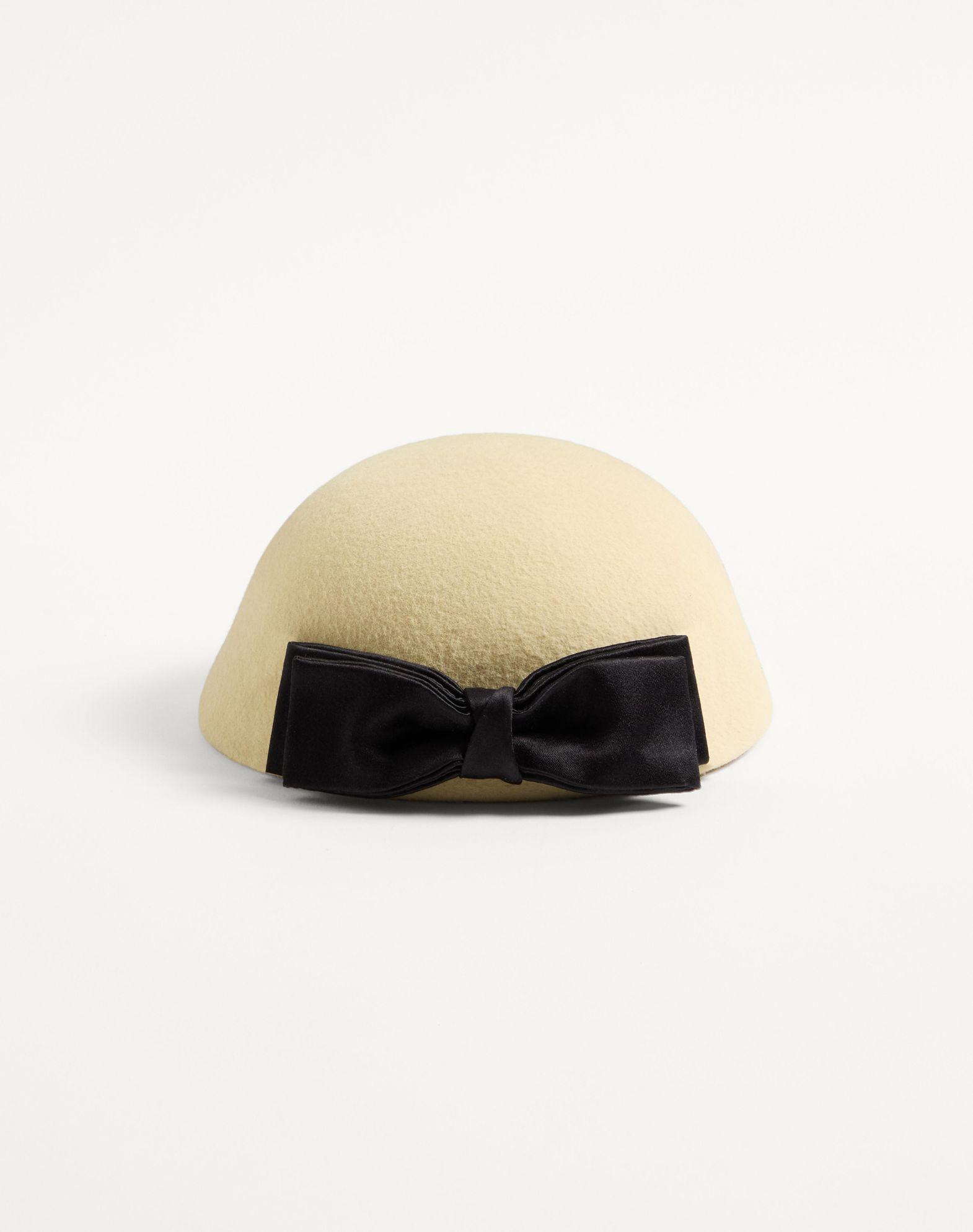 Vlogo Signature Hat In Lapin Fabric With Satin Bow Product Image