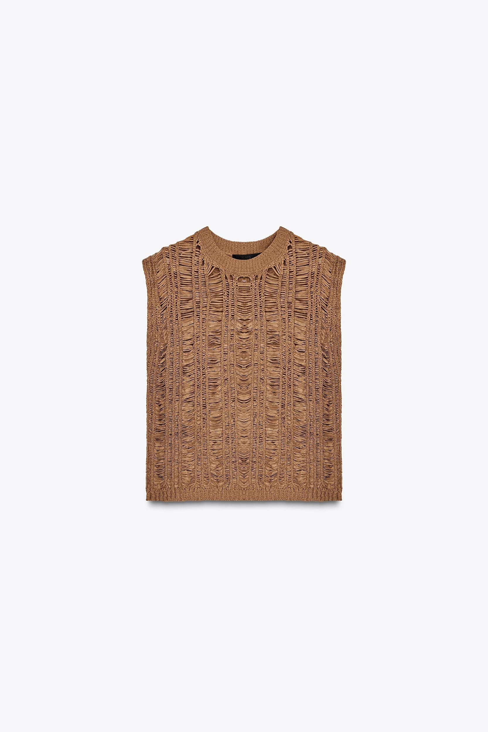 RIBBON KNIT TOP Product Image
