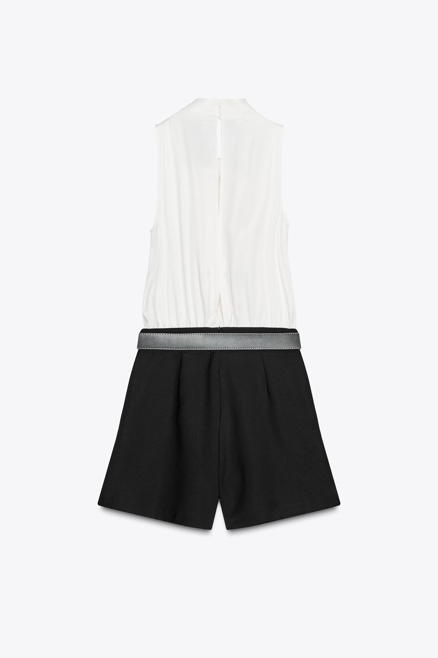 BELTED COMBINATION SHORT JUMPSUIT Product Image