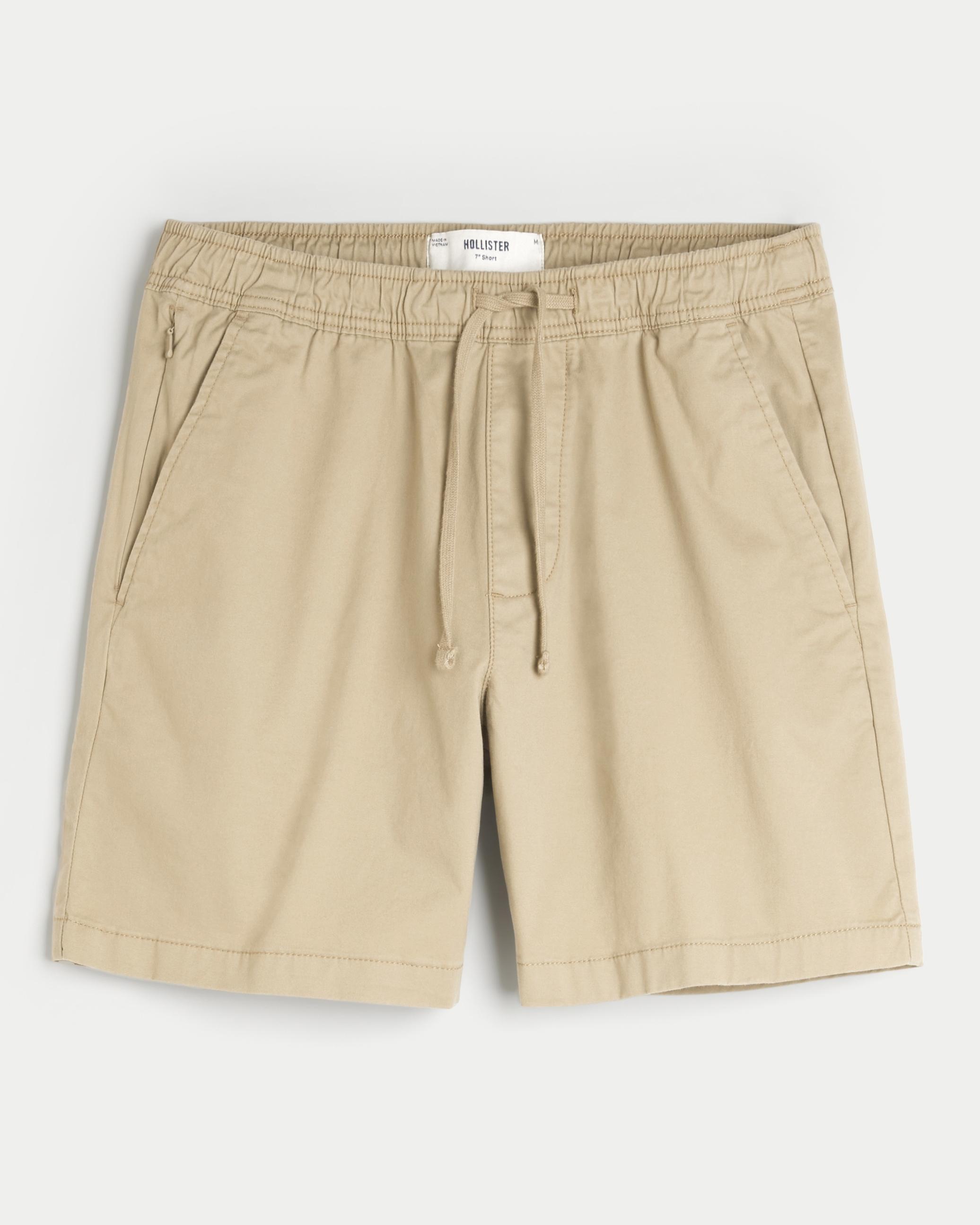 Twill Pull-On Shorts 7" Product Image