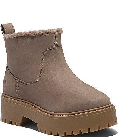 Timberland Womens Stone Street Warm Lined Platform Booties Product Image