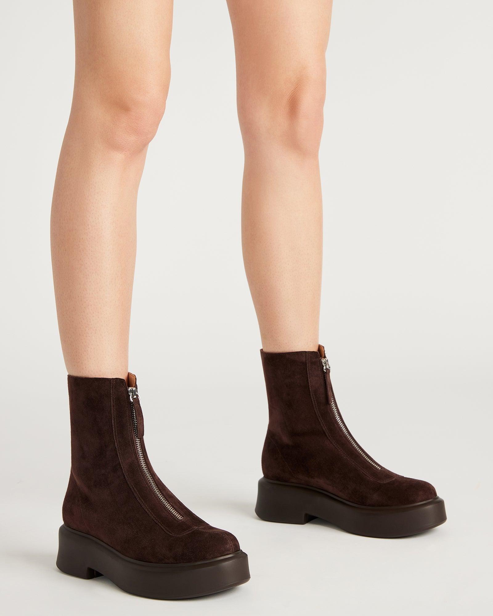 JONES CHOCOLATE BROWN SUEDE Female Product Image