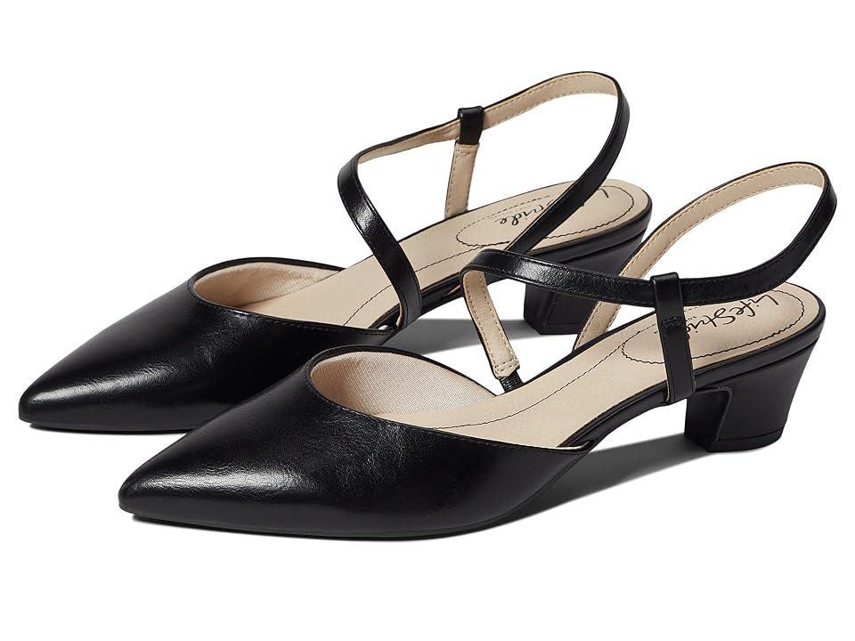 LifeStride Minimalist Women's Slingback Pumps, Size: 9.5, Silver Shimmer Product Image