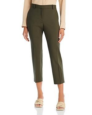 Theory Treeca Wool-Blend Cropped Pants Product Image