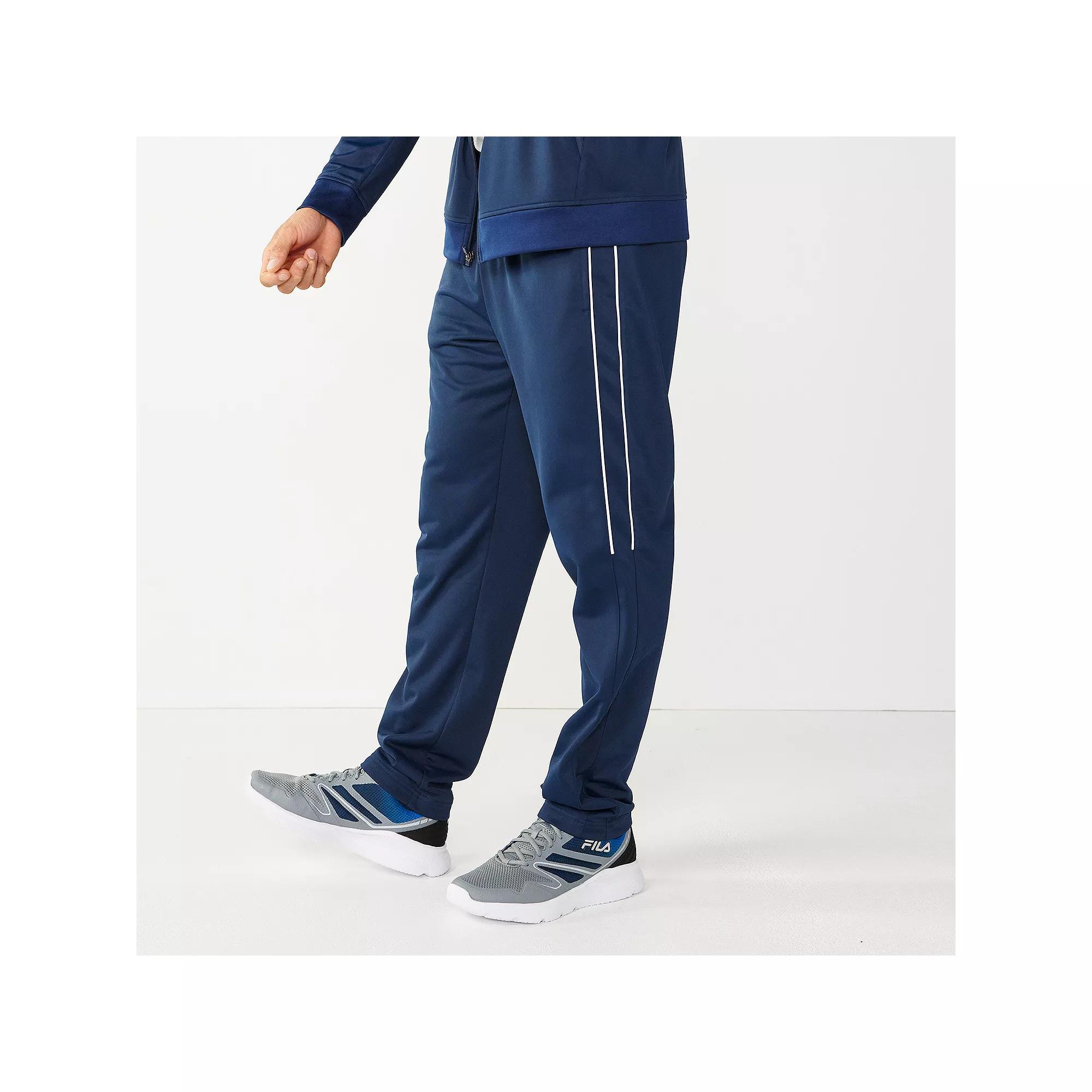 Men's Tek Gear Workout Pants, Size: Medium, Dress Blues White Product Image
