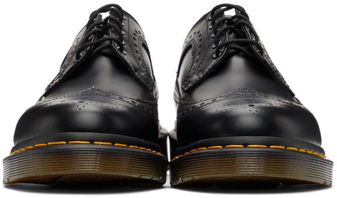 DR. MARTENS' Lace Up Brock Shoes In Black Product Image