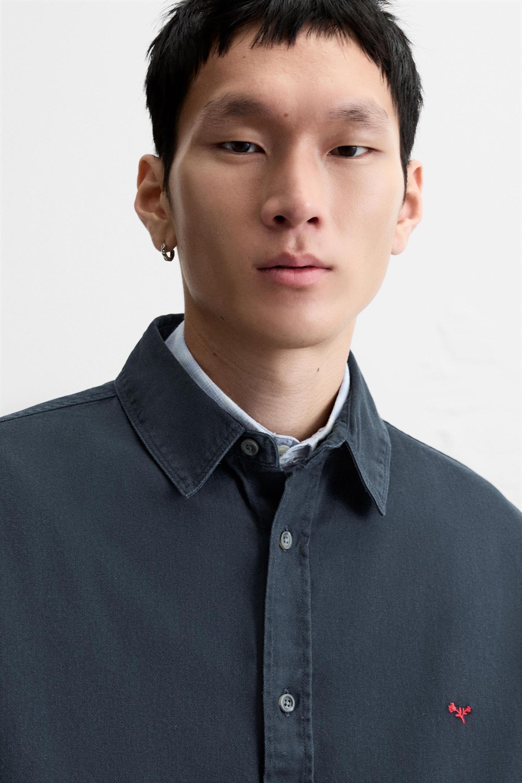 TWILL EMBROIDERY SHIRT Product Image