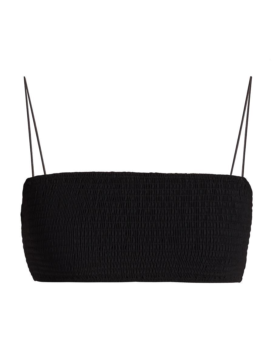 Smocked Bikini Top Product Image