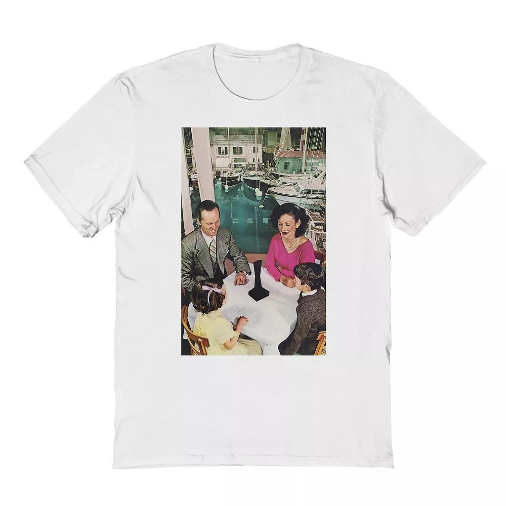 Men's Led Zeppelin Photo 2 Graphic Tee, Size: Large, White Product Image