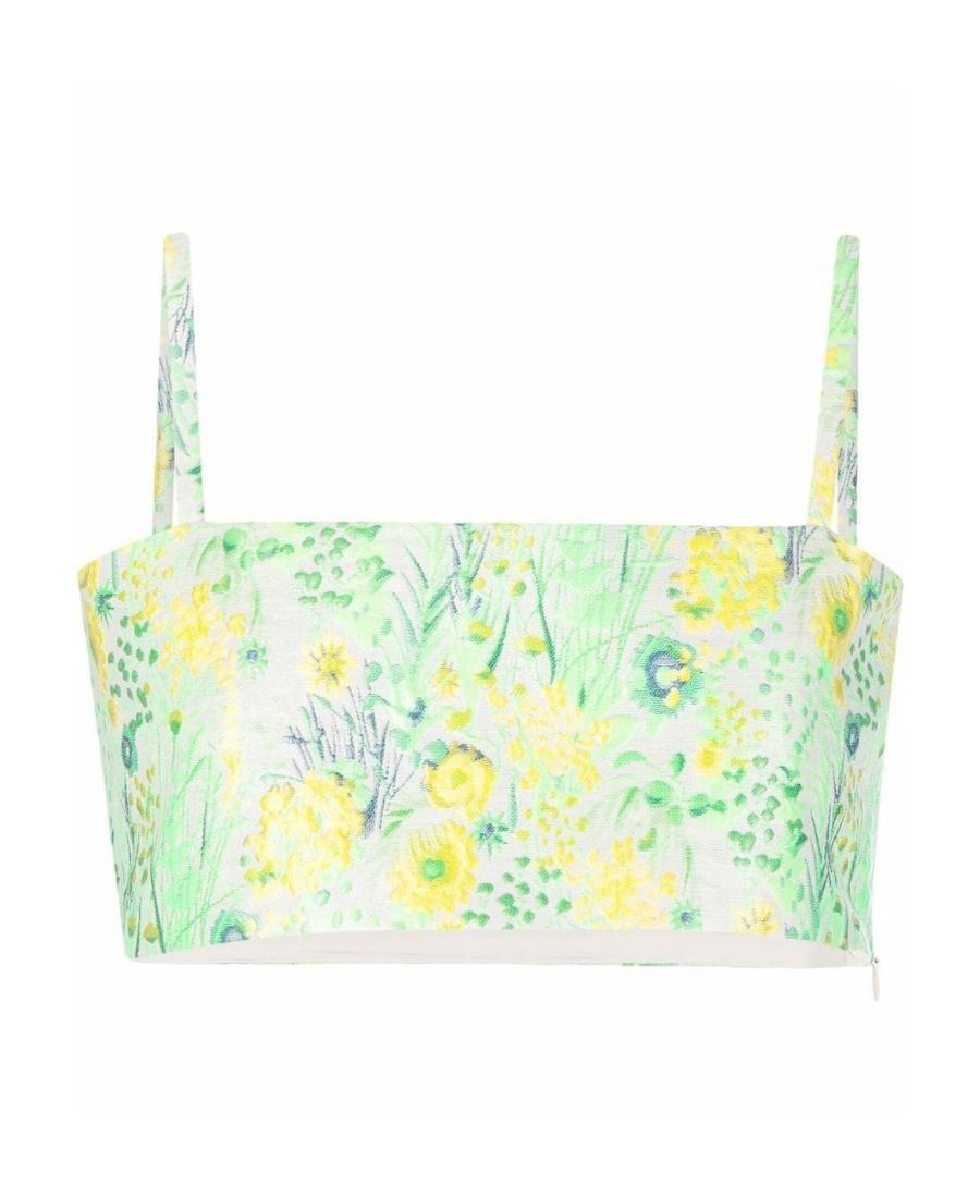 MSGM Tops In Green Product Image