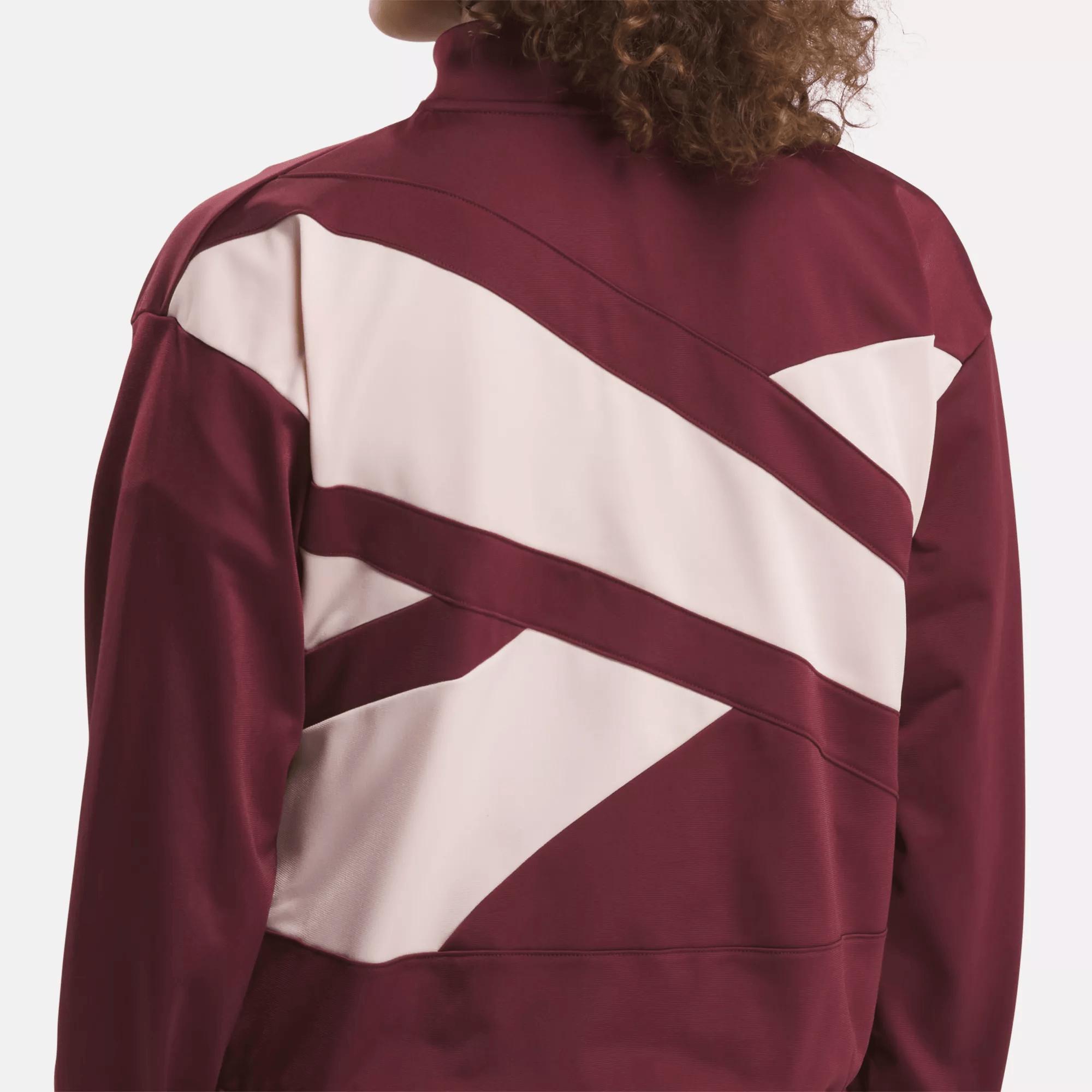 Women's Reebok Identity Back Vector Tricot Track Jacket Female Product Image