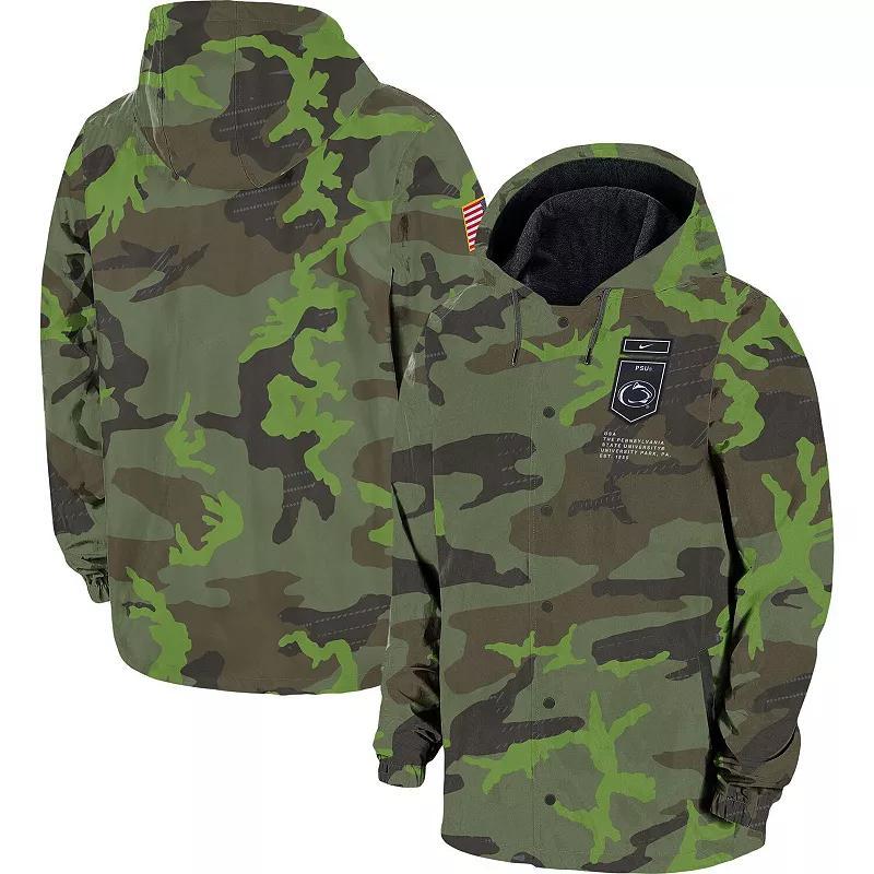 Men's Nike Camo Alabama Crimson Tide Hoodie Full-Snap Jacket, Size: 2XL, Green Product Image