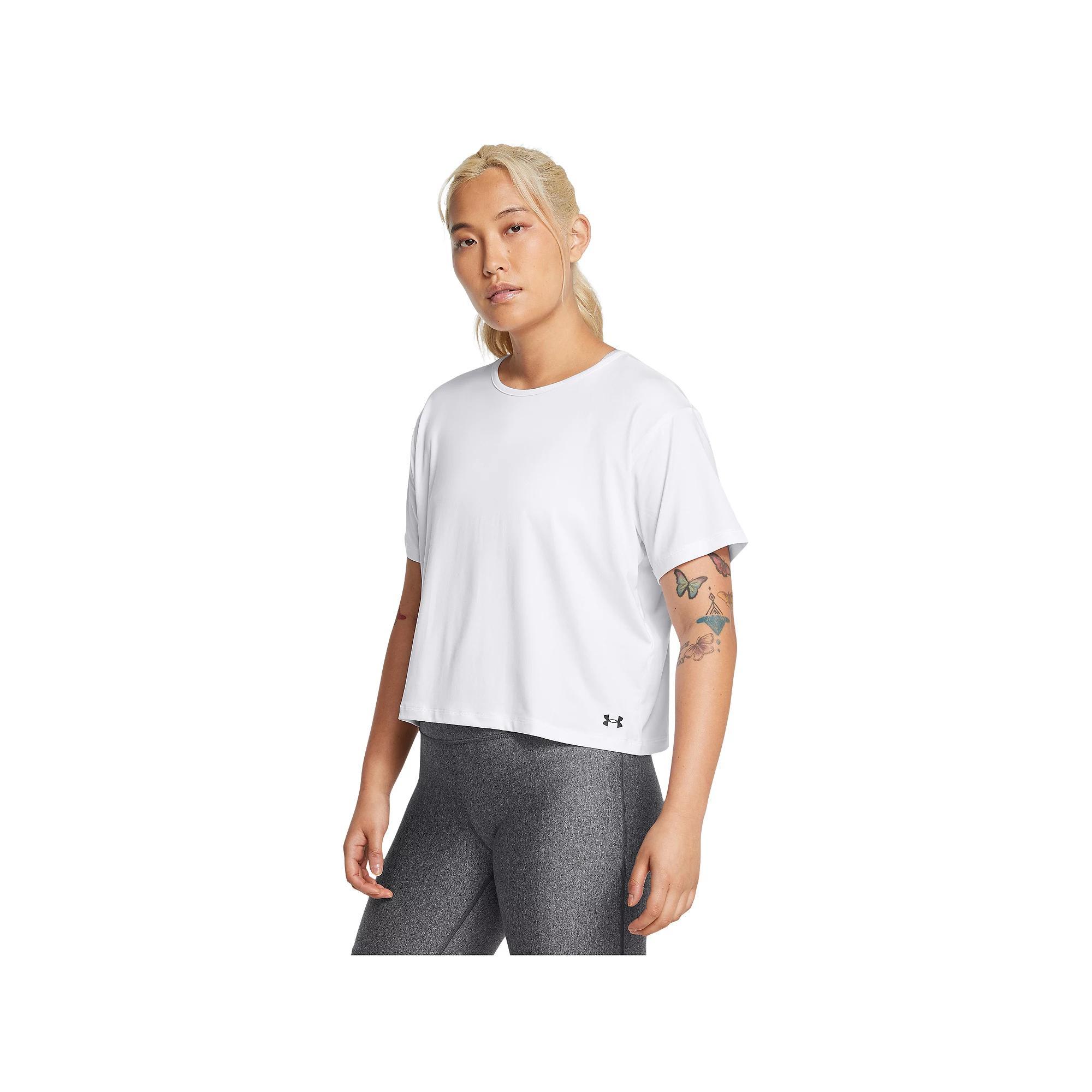 Women's Under Armour Motion Short Sleeve Tee, Size: Large, White White Product Image