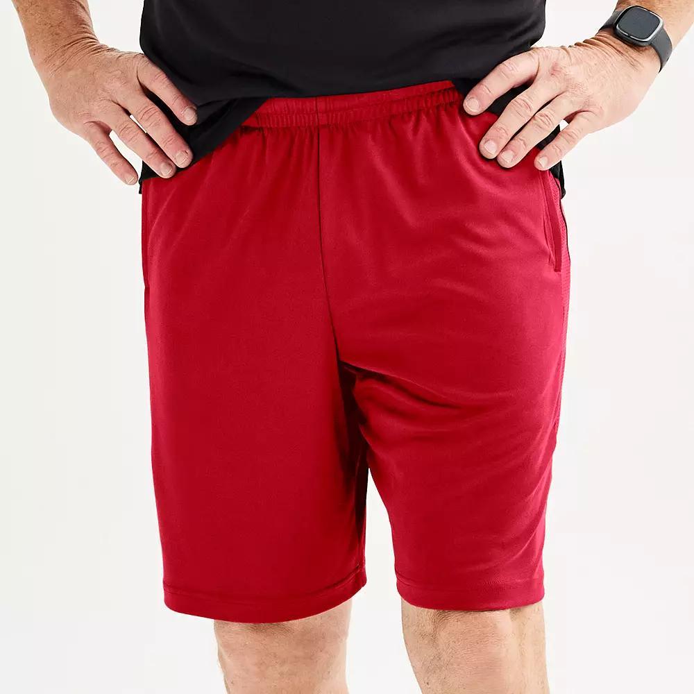 Men's Tek Gear® Dry Tek Shorts, Size: Medium, Black White Product Image