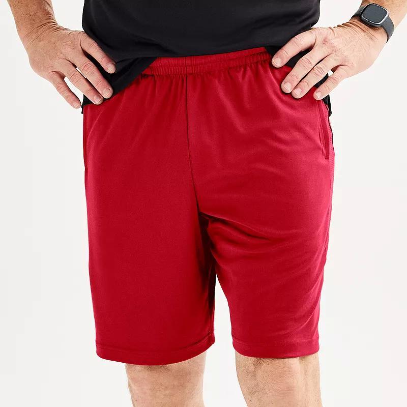 Men's Tek Gear® Dry Tek Shorts, Size: Medium, Black White Product Image