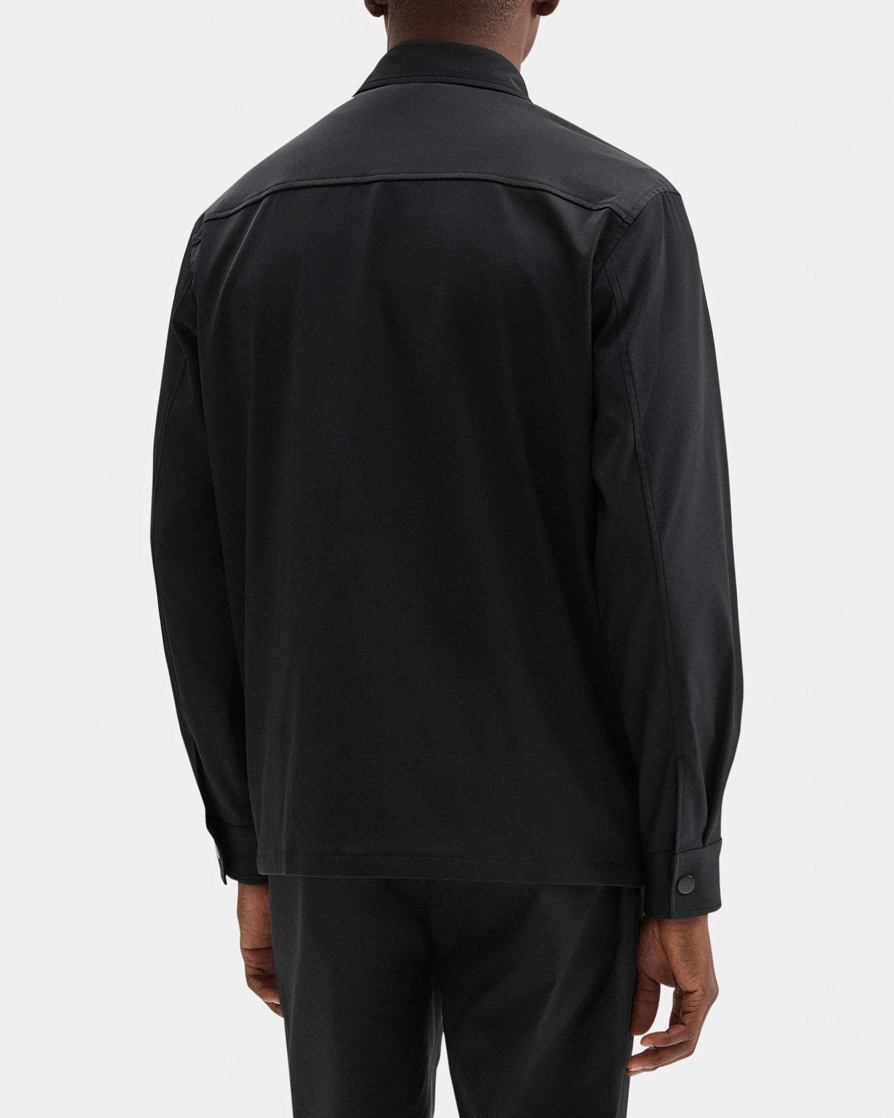 Shirt Jacket in Stretch Twill Product Image