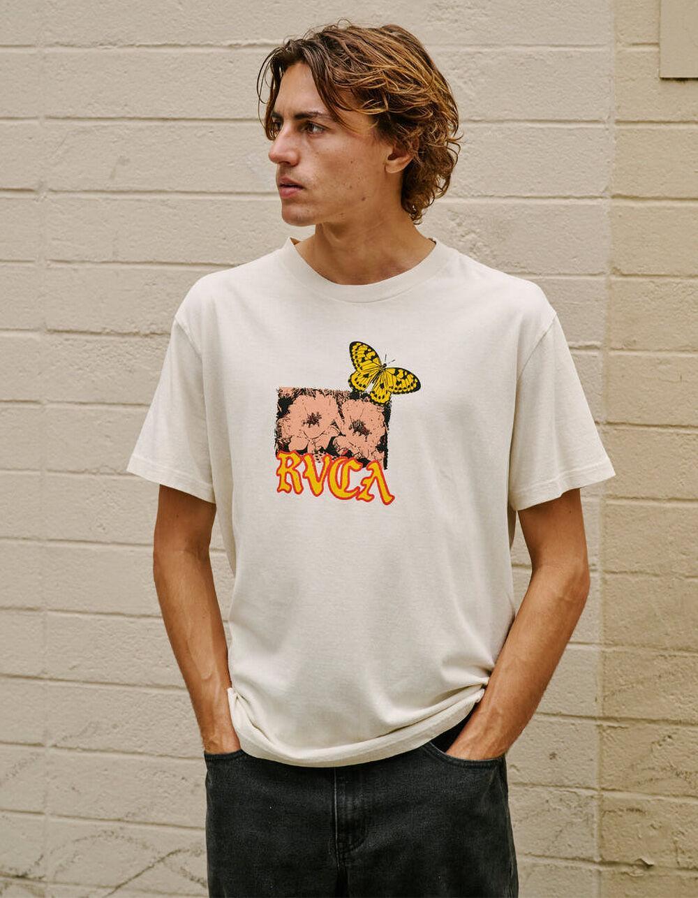 RVCA Opuntia Mens Tee - CREAM Product Image