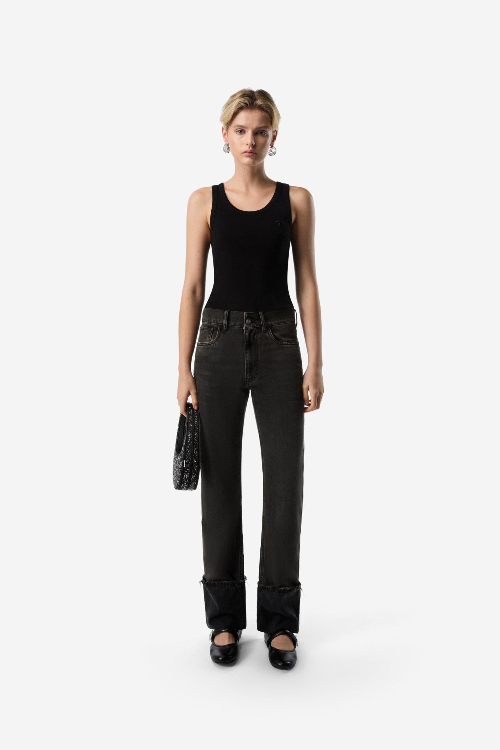 Boyfriend Denim Pants Product Image