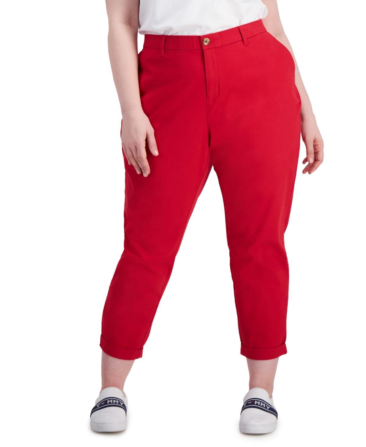 Tommy Hilfiger Th Flex Plus Size Hampton Chino Pants Product Image