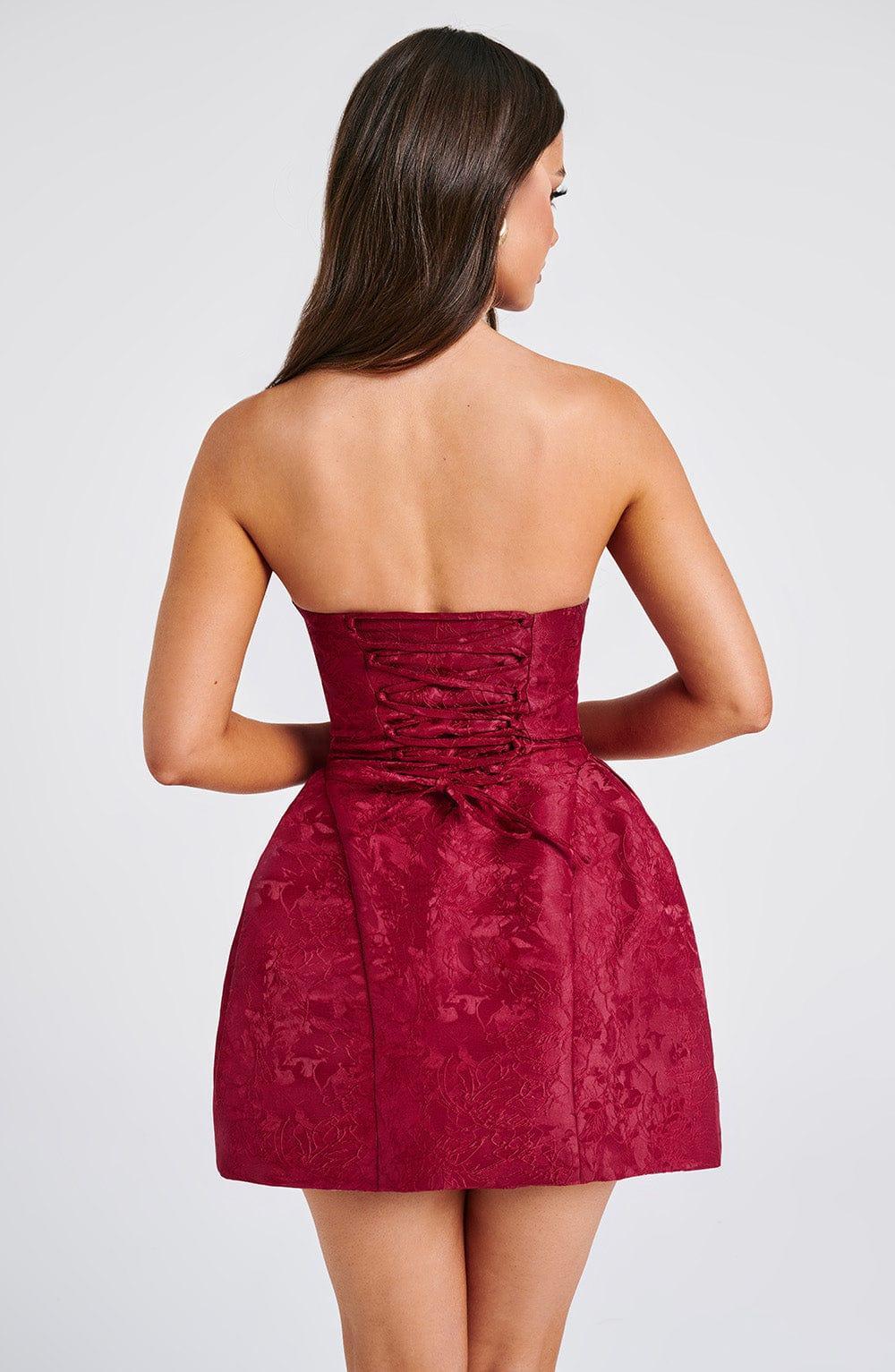 Elenora Mini Dress - Red Product Image