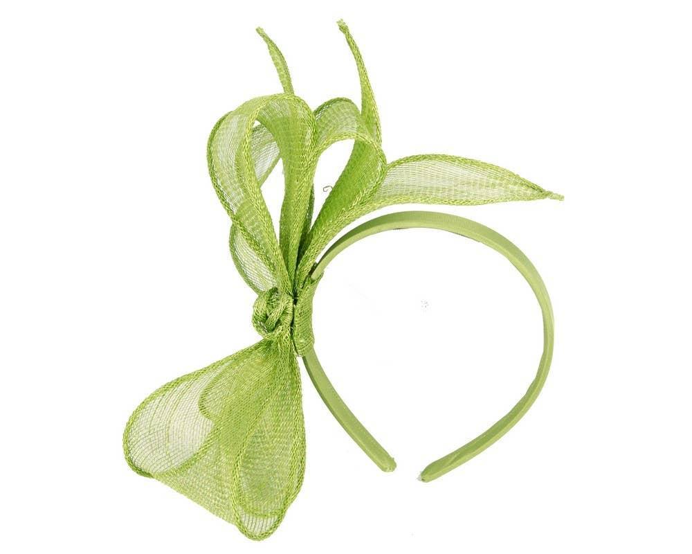 Sinamay bow fascinator - Navy Product Image