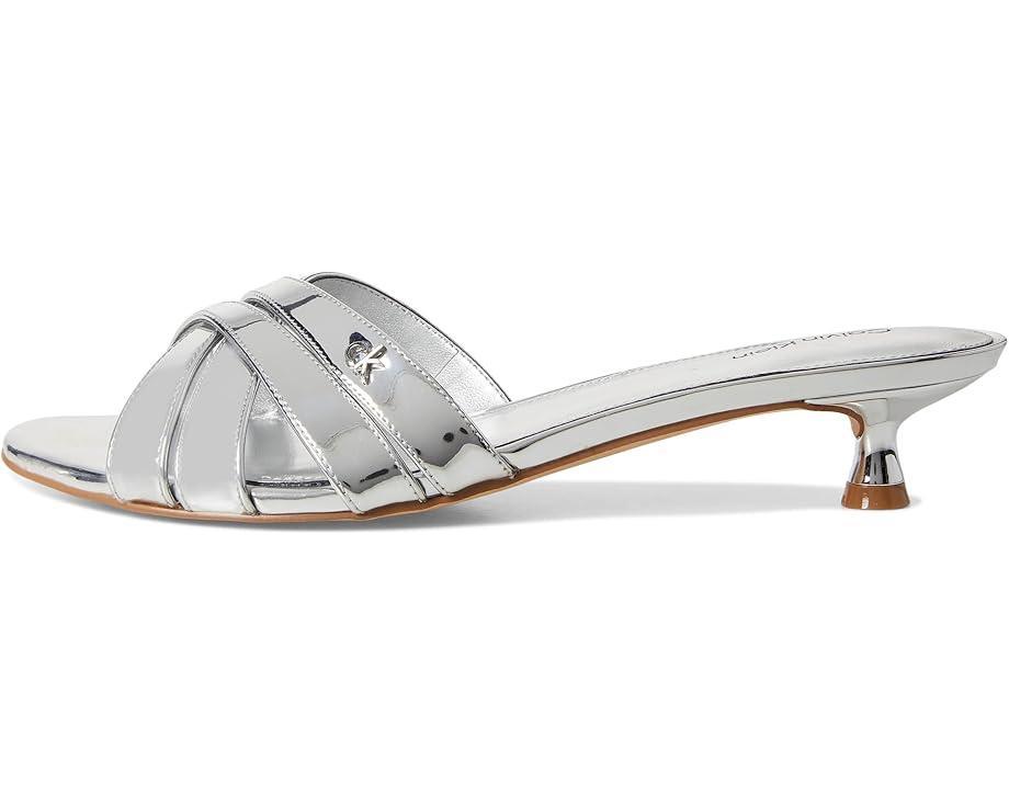 Carolina Patent Leather Kitten Heel Sandals Product Image