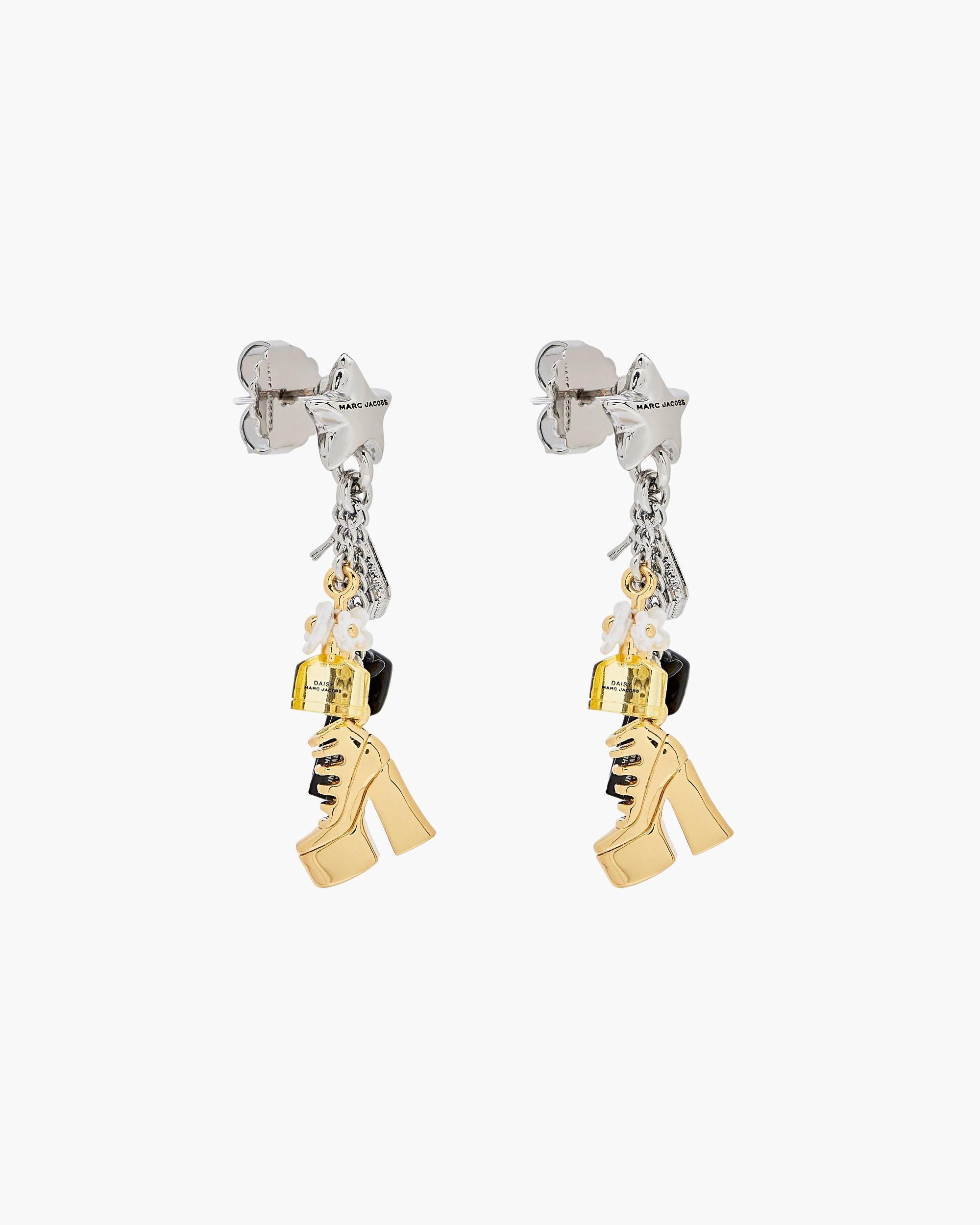 The Mini Icon Charm Earrings Product Image