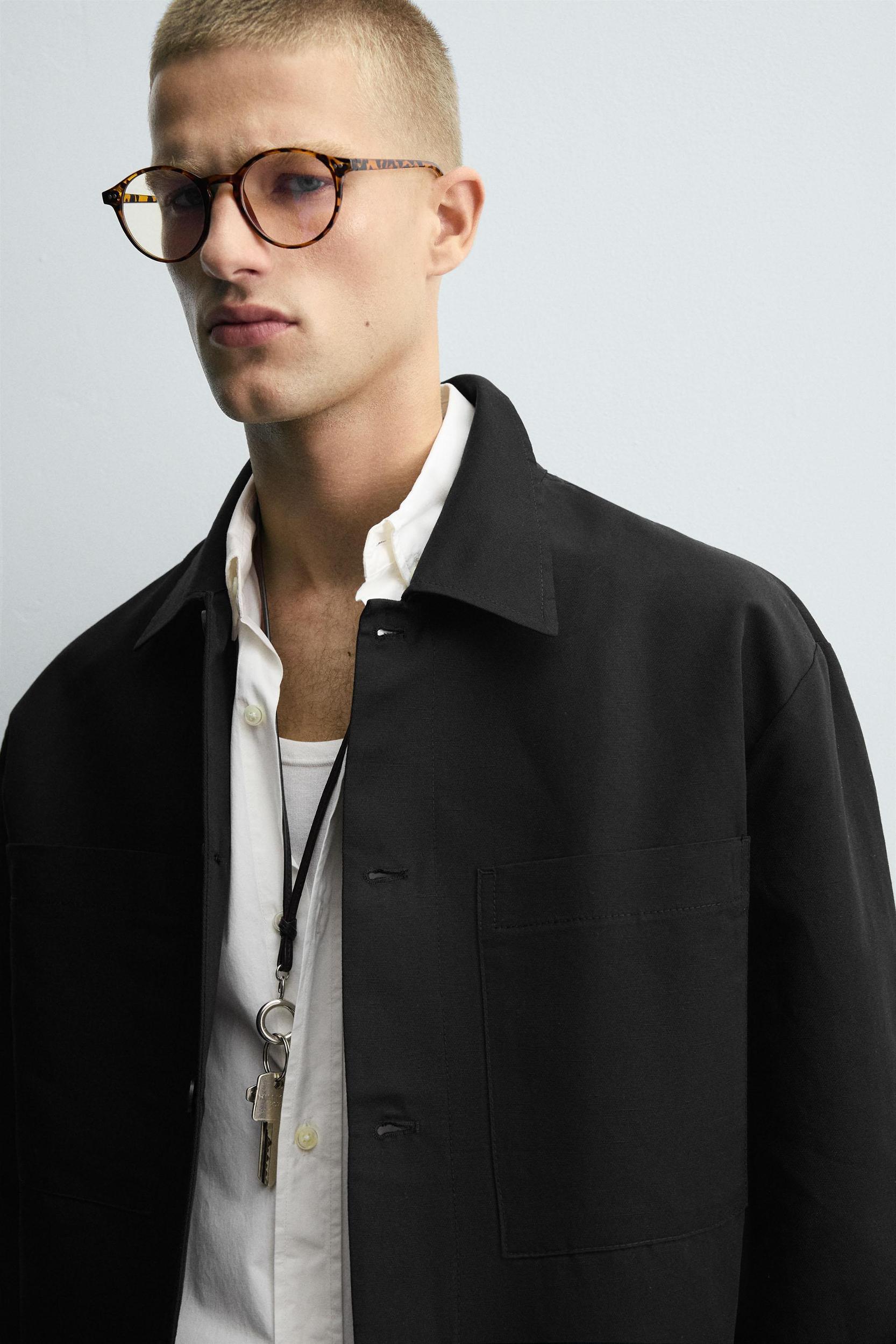 RELAXED FIT POCKET OVERSHIRT Product Image