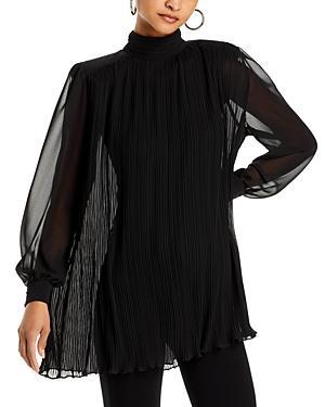 FRAME Strong Shoulder Pleated Blouse Product Image