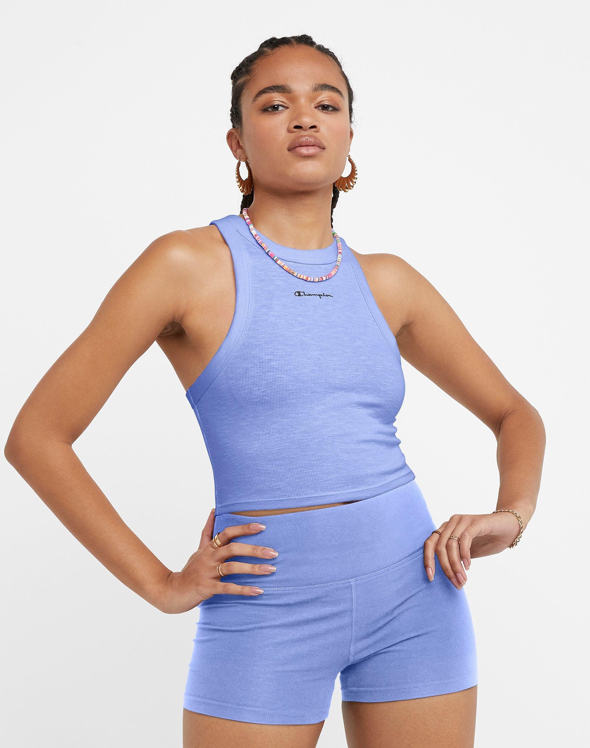 Champion Fitted Rib Tank (Happy Spring ) Women's Clothing Product Image