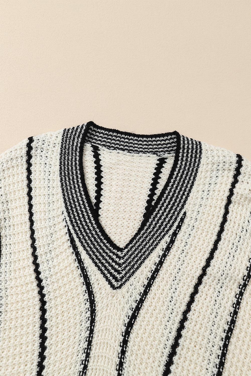 Striped Tunic Sweater Product Image