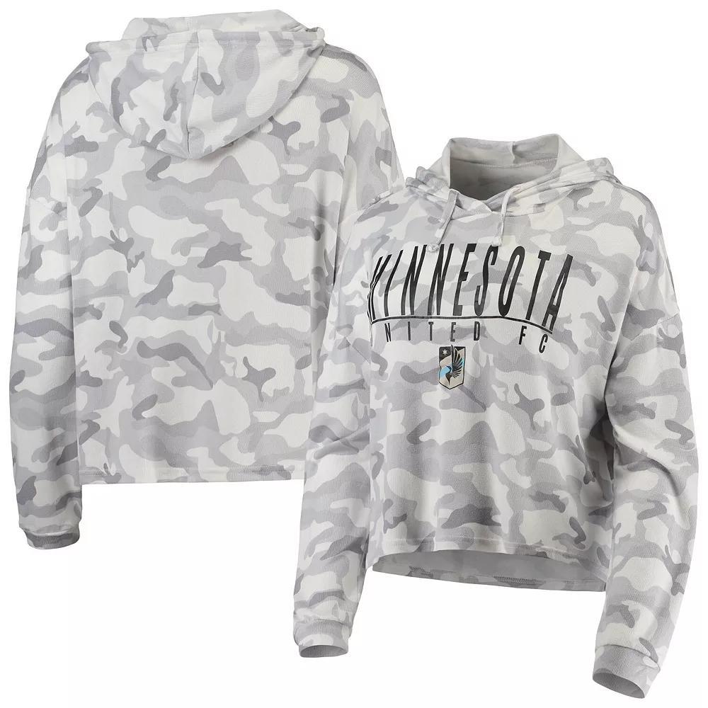 Women's Concepts Sport Gray Minnesota United FC Composite Hoodie T-Shirt, Size: Medium, Mfc Grey Product Image