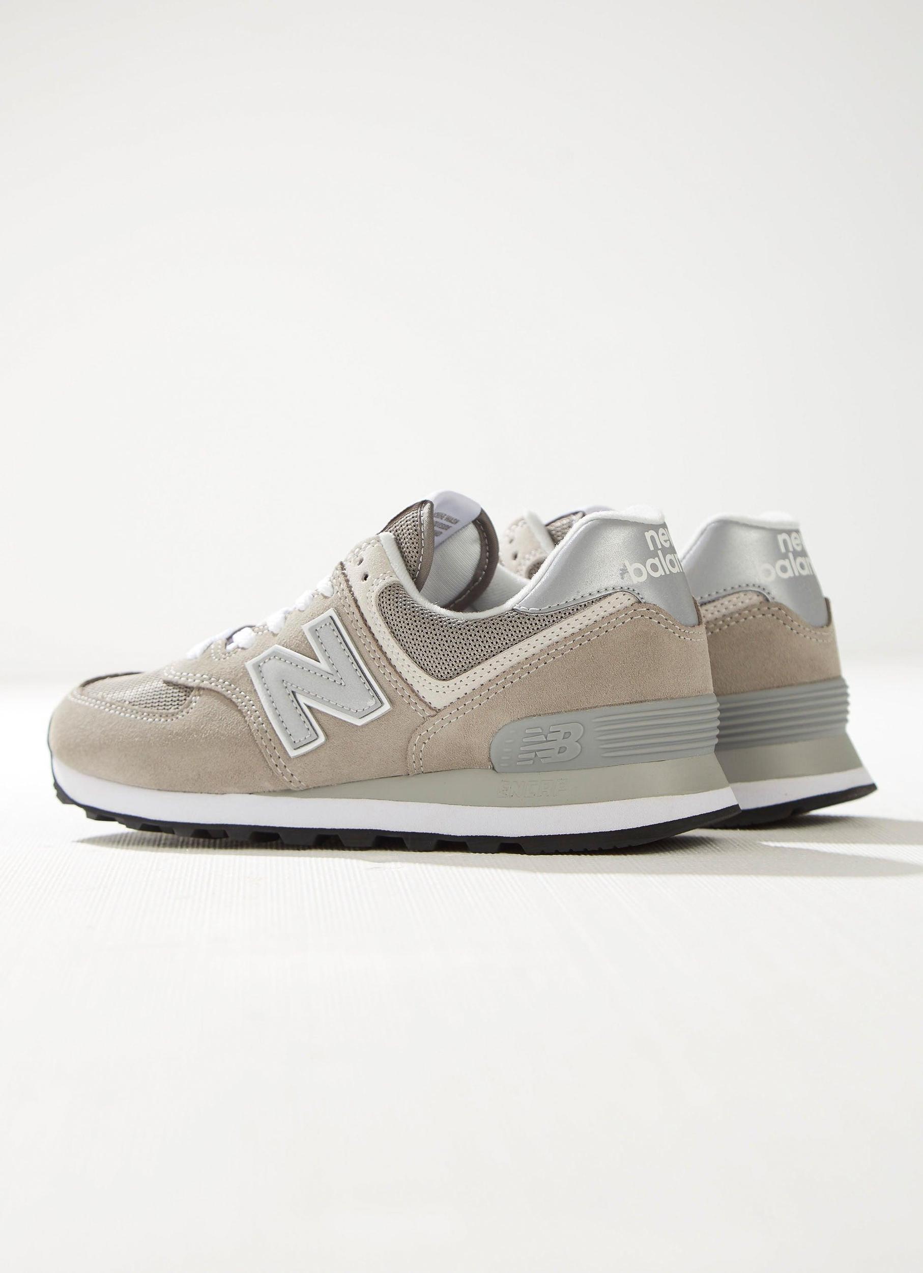 574 Sneaker - Grey with White Product Image