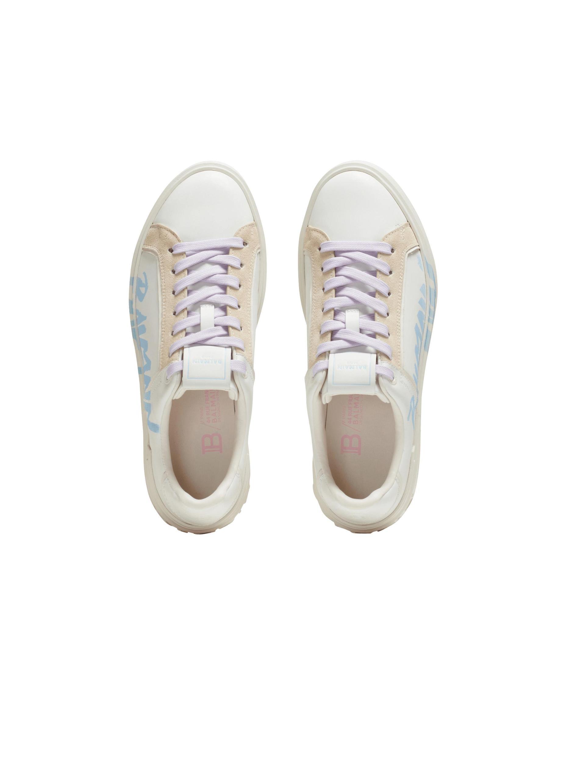 B-Court Balmain leather sneakers Product Image